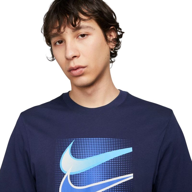 Camisa Polo Nike Sportswear Brasil Masculina - Azul