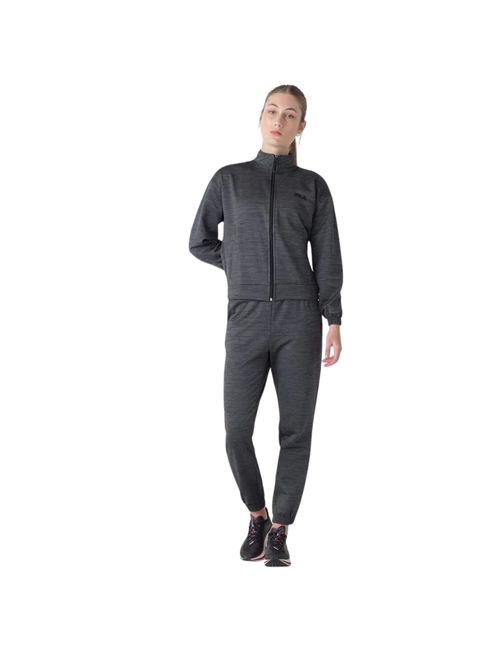 Agasalho Fila Essential Blend Feminino - Preto Mescla