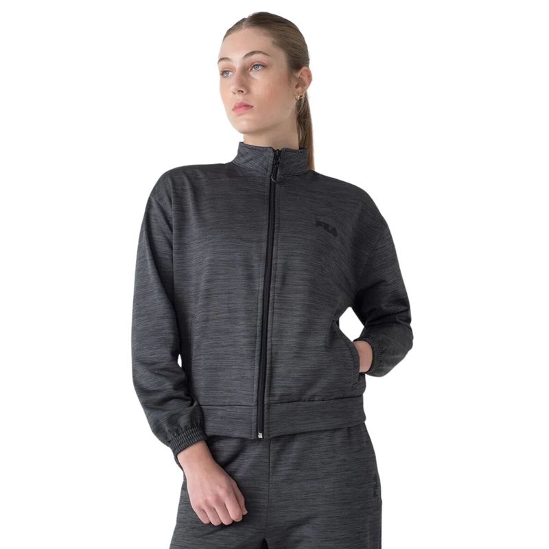 Agasalho-Fila-Essential-Blend-Feminino---Preto-Mescla