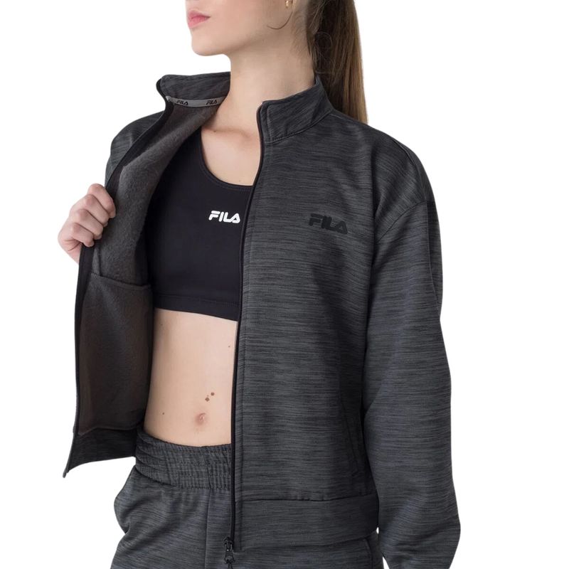 Agasalho-Fila-Essential-Blend-Feminino---Preto-Mescla