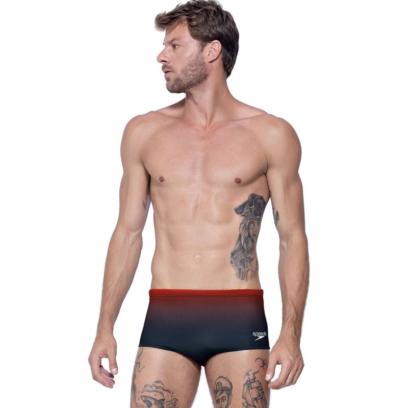 Sunga Speedo Tradicional Degradê Masculina - Marinho