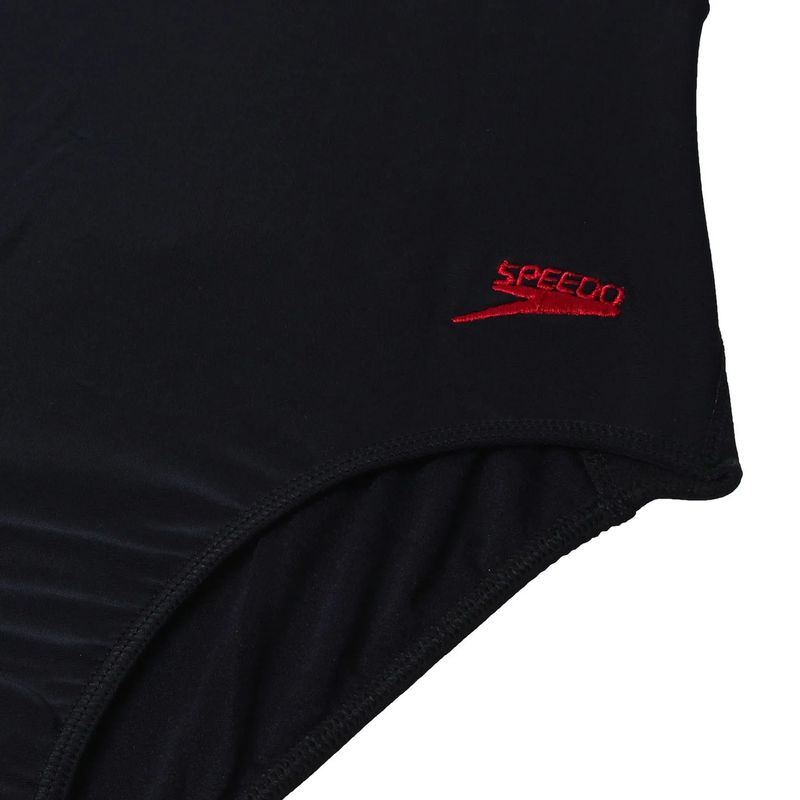 Maio-Speedo-X-Classic-Recorte-Feminino---Preto-Vermelho