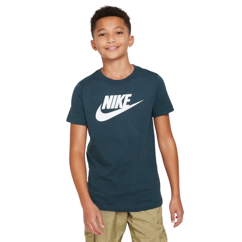 Camiseta-Nike-Sportswear-Futura-Icon-Infantil---Azul