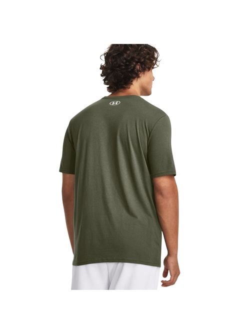 Camiseta Under Armour Camo Chest Stripe Masculina - Verde