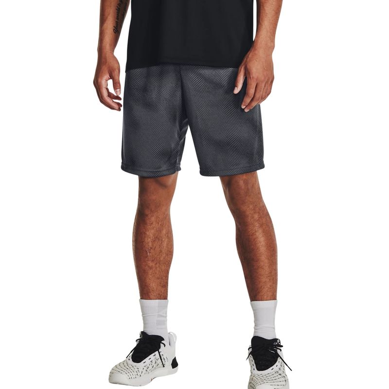 Bermuda-Under-Armour-Tech-Printed-Masculina---Cinza-Preta
