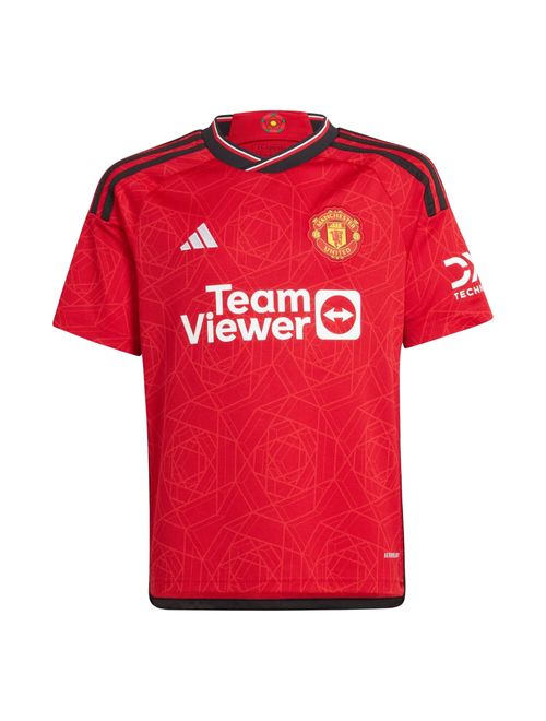 Camisa Manchester United I 23/24 Infantil - Vermelha