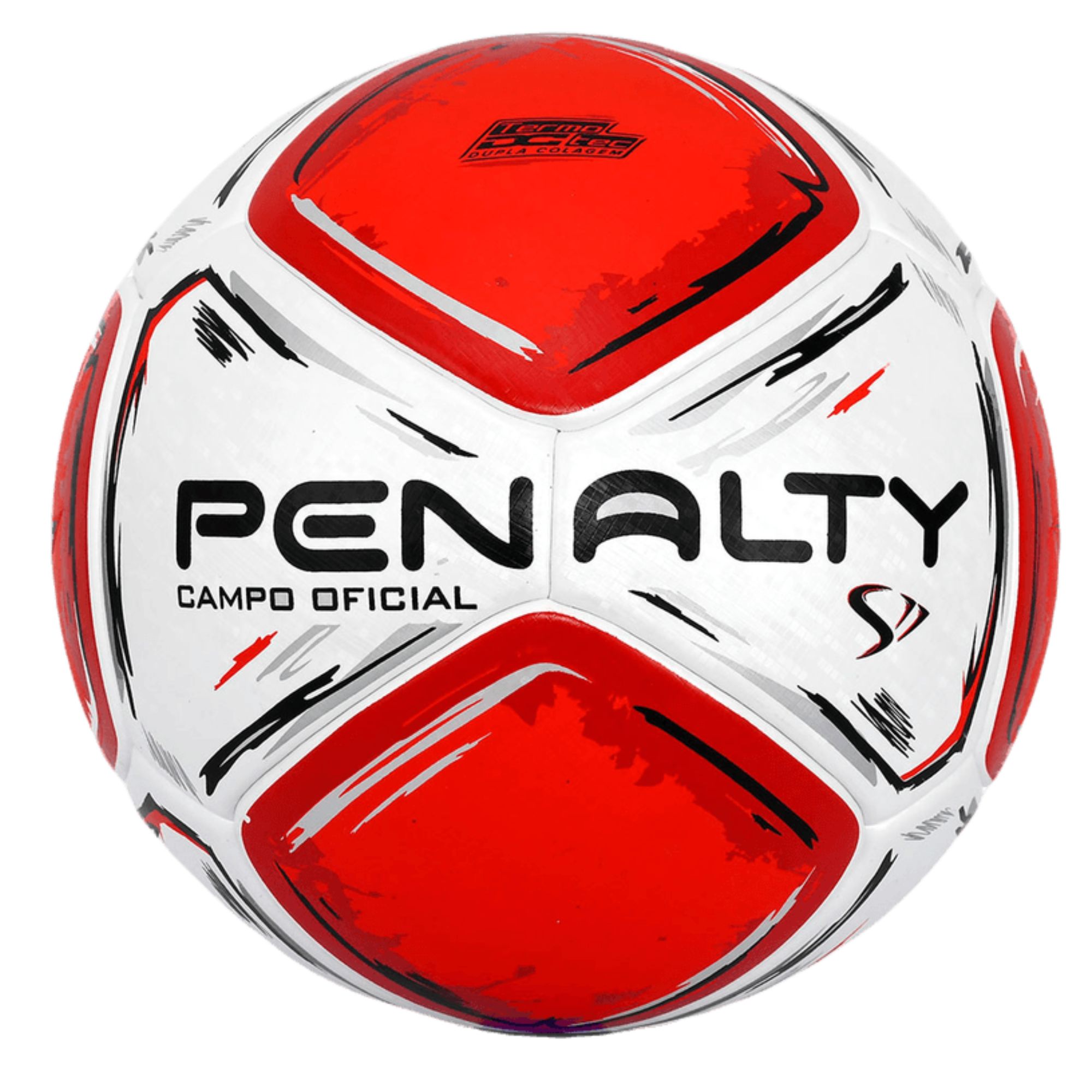 Bola Campo Penalty S11 R1 XXIV Unissex - Branca/Vermelha