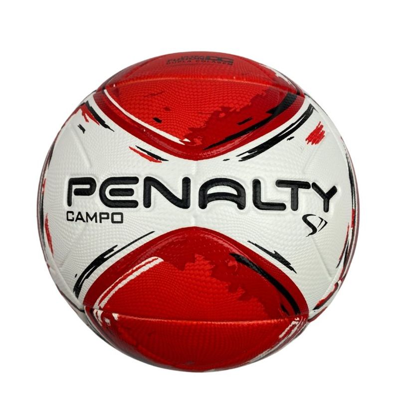 Bola Campo Penalty S11 R2 XXIV Unissex - Branca/Vermelha - Bayard Esportes