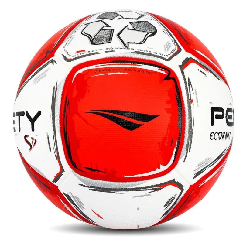 Bola-Society-Penalty-S11-Ecoknit-XXIV-Unissex---Branca-Vermelha