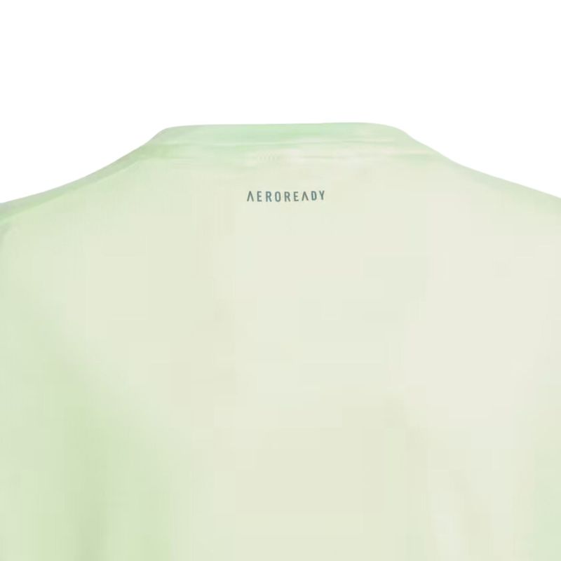 Camiseta-Adidas-Aeroready-Tee-Infantil---Verde