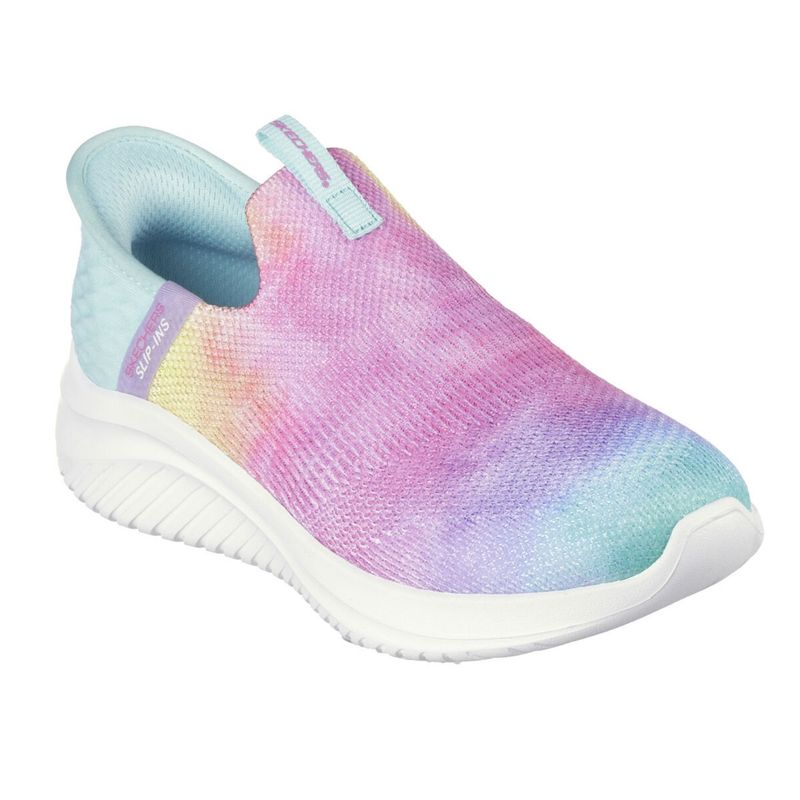 Tenis-Skechers-Ultra-Flex-3.0-Slip-Ins-Infantil---Rosa-Multicolor