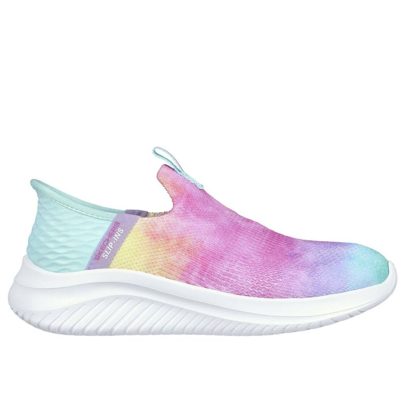 Tenis-Skechers-Ultra-Flex-3.0-Slip-Ins-Infantil---Rosa-Multicolor