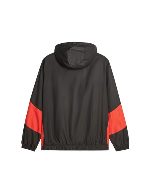 Jaqueta Ac Milan 23 Puma Pré-Jogo Masculina - Preta/Vermelha