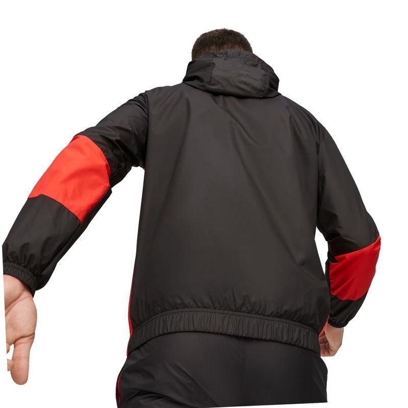 Jaqueta-Ac-Milan-23-Puma-Pre-Jogo-23-Masculina---Preta-Vermelha