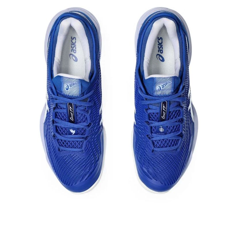 Tenis-Asics-Court-Ff-3-Novak-Clay-Masculino---Azul-Branco-