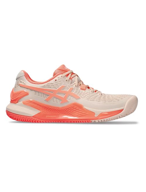 Tênis Asics Gel- Resolution 9 Clay Feminino - Rosa/Coral