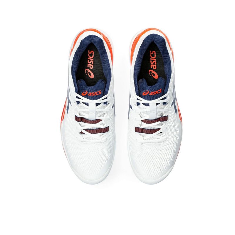 Tenis-Asics-Resolution-9-Masculino---Branco-Laranja-