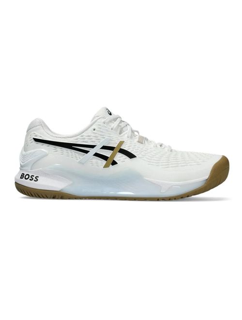 Tênis Asics Gel-Resolution 9 X Hugo Boss Masculino - Branco/Marrom