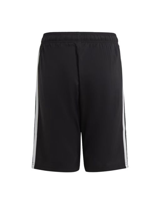 Shorts Adidas Essentials 3 Listras Infantil - Preto