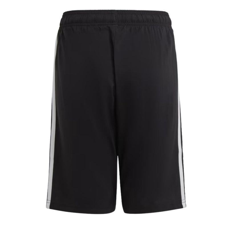 Shorts Adidas Essentials 3 Listras Infantil - Preto