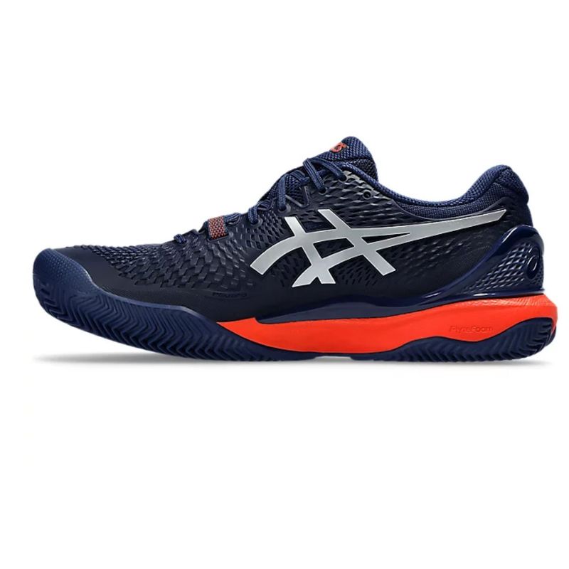 Tenis-Asics-Resolution-9-Clay-Masculino---Marinho-Laranja