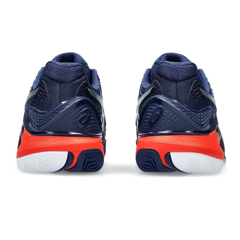 Tenis-Asics-Resolution-9-Clay-Masculino---Marinho-Laranja