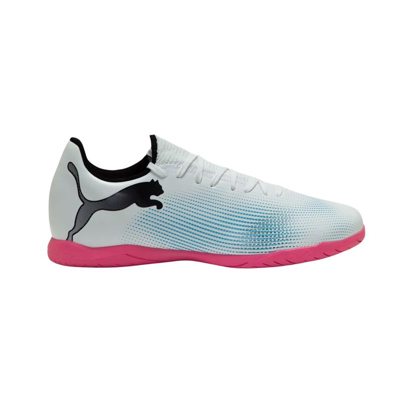 Chuteira-Futsal-Neymar-Jr-Puma-Future-7-Play-Masculina---Branca-Rosa