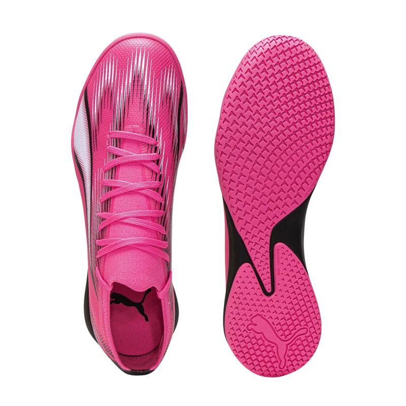 Chuteira-Futsal-Puma-Ultra-Match-Masculina---Rosa-Preta