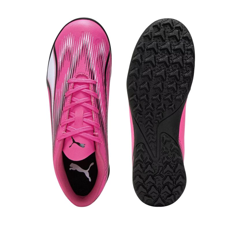 Chuteira-Society-Puma-Ultra-Play-Infantil---Rosa-Preta
