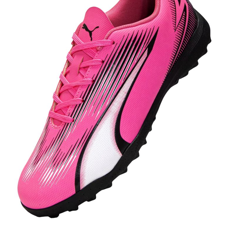 Chuteira-Society-Puma-Ultra-Play-Infantil---Rosa-Preta