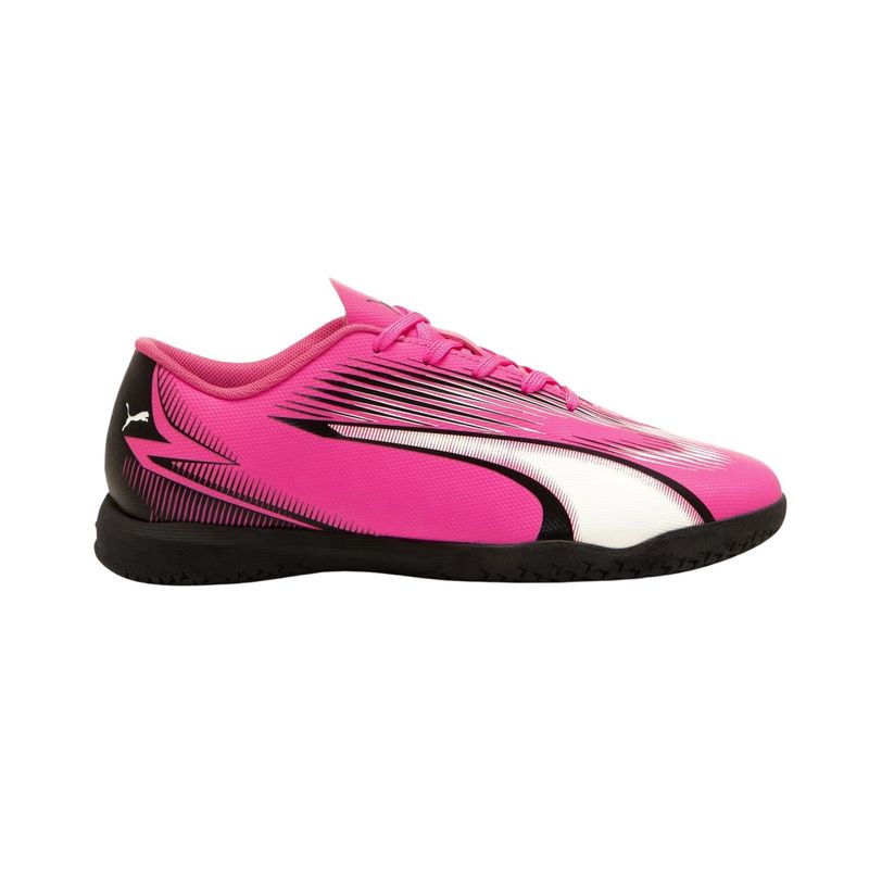 Chuteira-Futsal-Puma-Ultra-Play-Infantil---Rosa-Preta