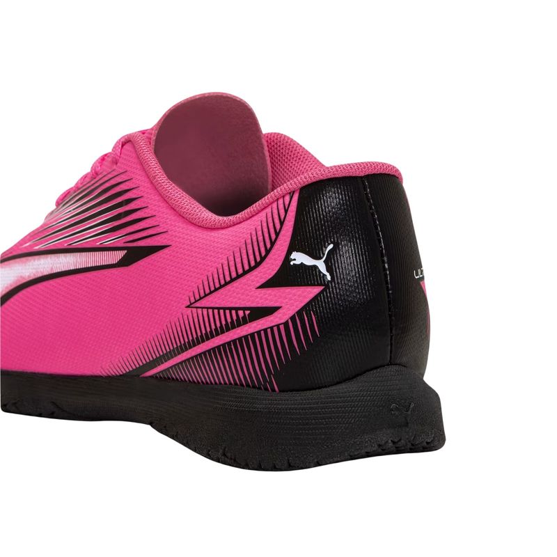 Chuteira-Futsal-Puma-Ultra-Play-Infantil---Rosa-Preta