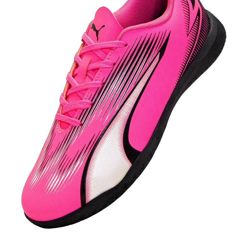 Chuteira-Futsal-Puma-Ultra-Play-Infantil---Rosa-Preta