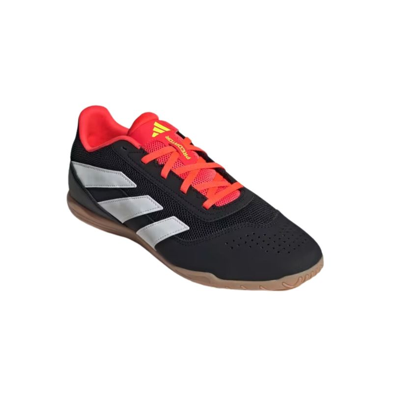 Chuteira-Futsal-Adidas-Predator-Club-4-Mmasculina---Preta-Vermelha