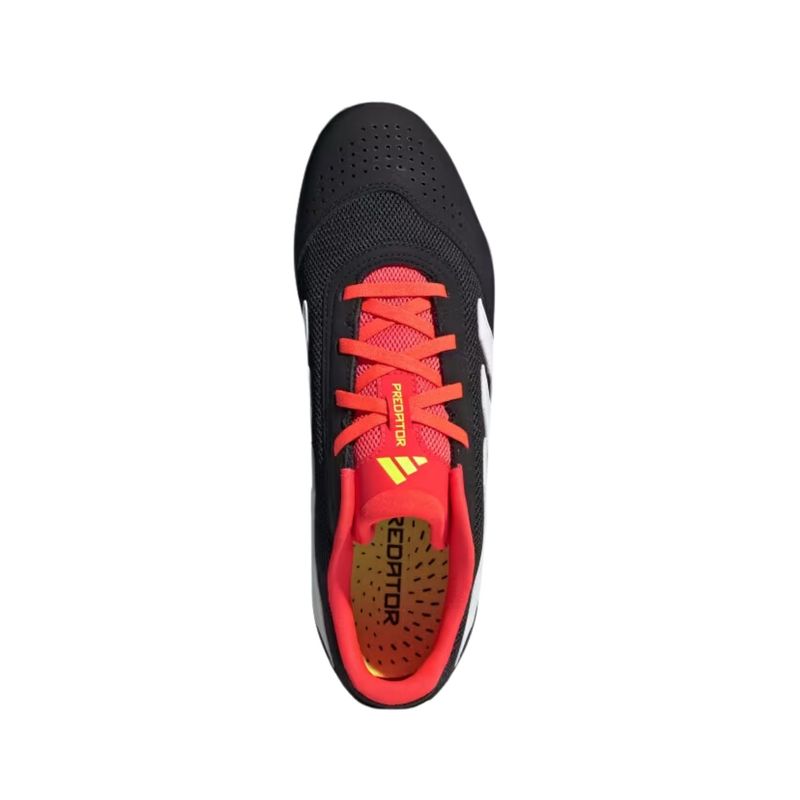 Chuteira-Futsal-Adidas-Predator-Club-4-Mmasculina---Preta-Vermelha