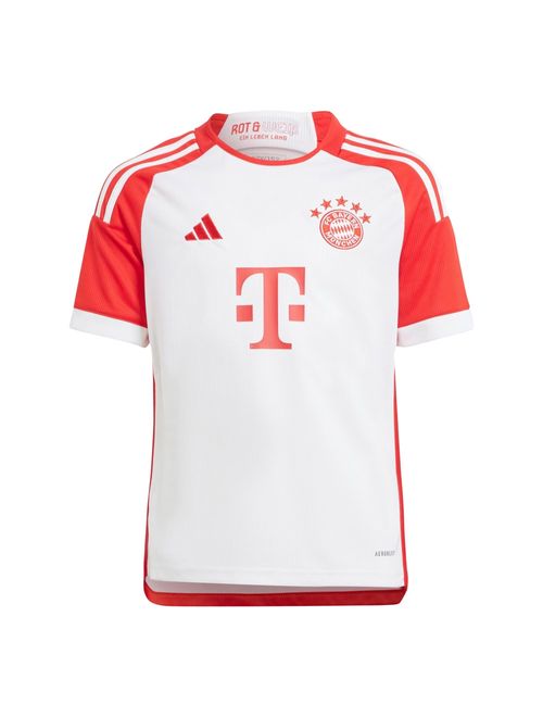 Camisa Bayern I 23/24 Adidas Fc Infantil - Branca/Vermelha