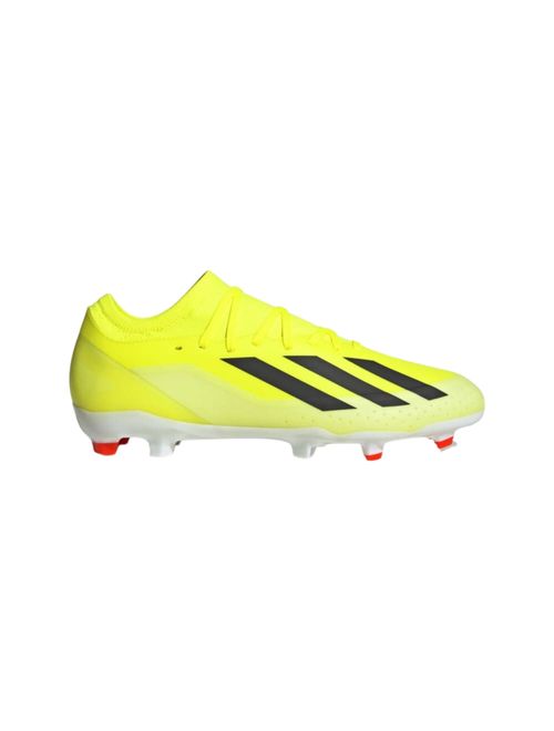 Chuteira Campo Adidas Crazy Fast Fg League 23 Masculina - Amarela/Branca