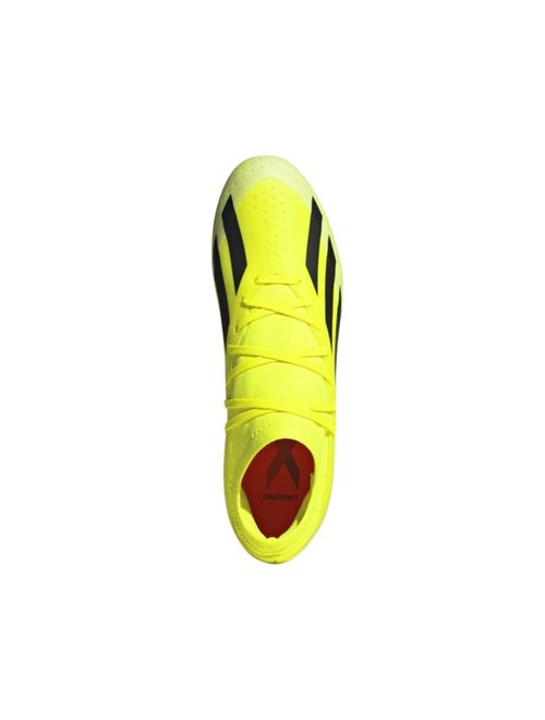 Chuteira Campo Adidas Crazy Fast Fg League 23 Masculina - Amarela/Branca