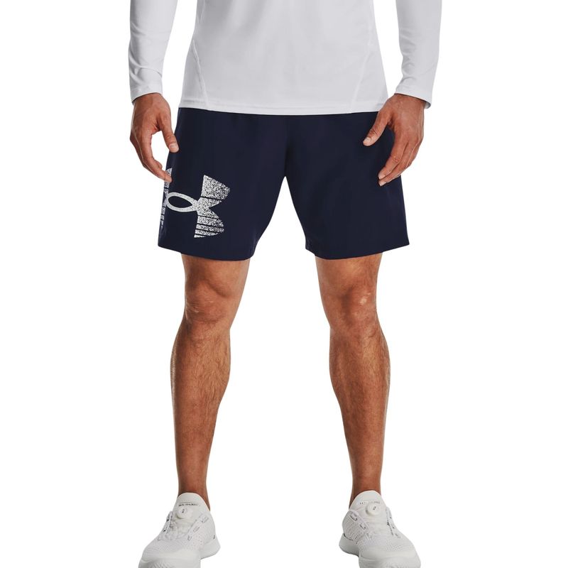 Bermuda-Under-Armour-Woven-Graphic-Masculina---Marinho
