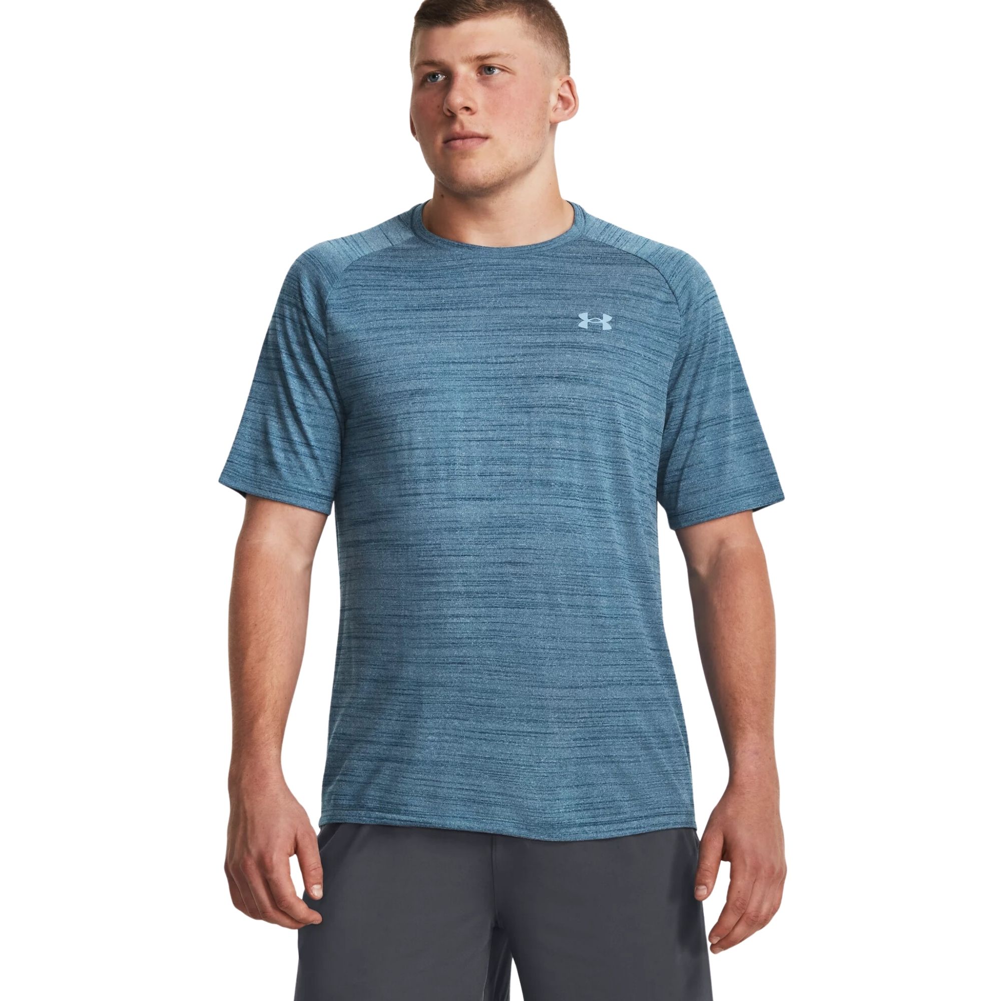 Camiseta Under Armour Tiger Tech 2.0 Masculina - Azul Mescla
