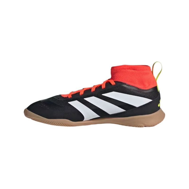 Chuteira-Futsal-Adidas-Predator-24-League-Infantil---Preta-Branca