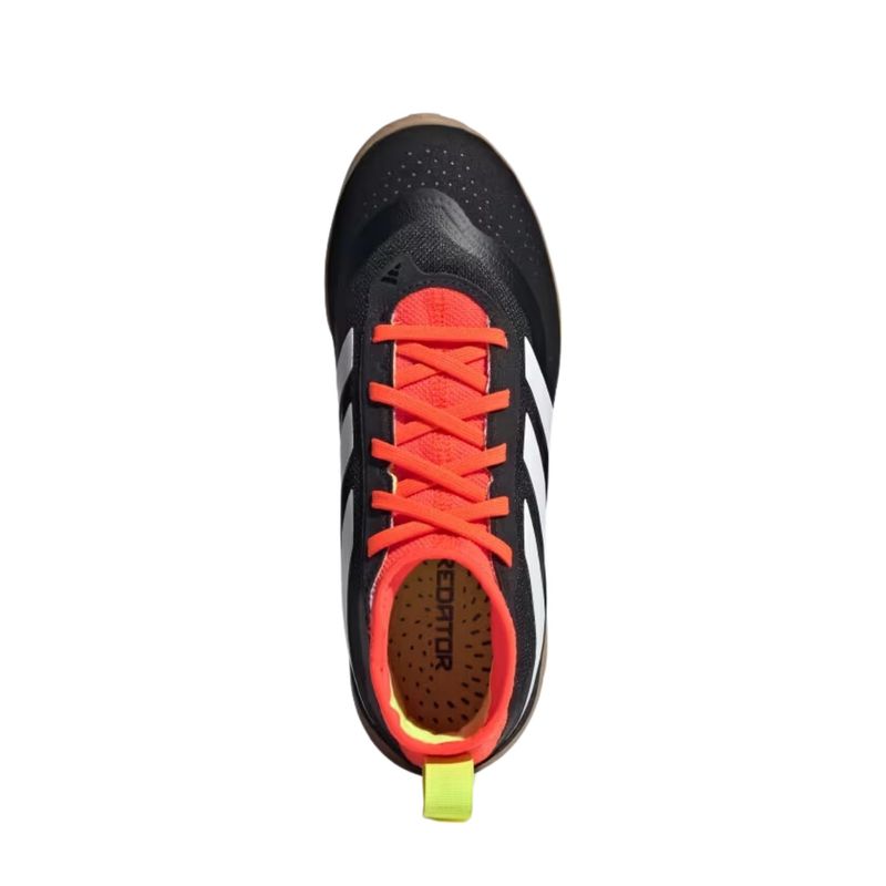 Chuteira-Futsal-Adidas-Predator-24-League-Infantil---Preta-Branca