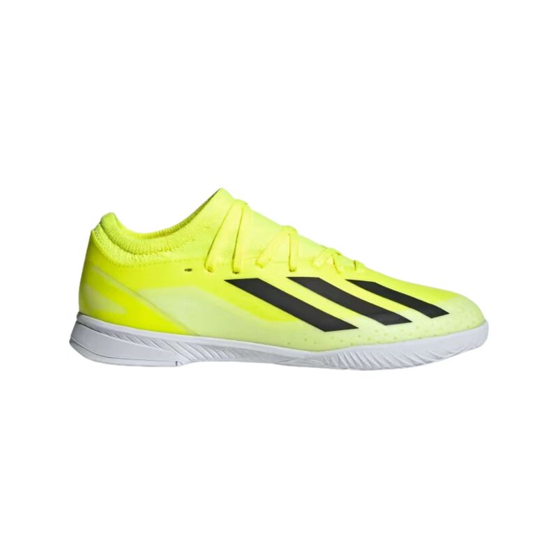 Chuteira-Futsal-Adidas-X-Crazyfast-League-In-J-Infantil---Amarela-Branca