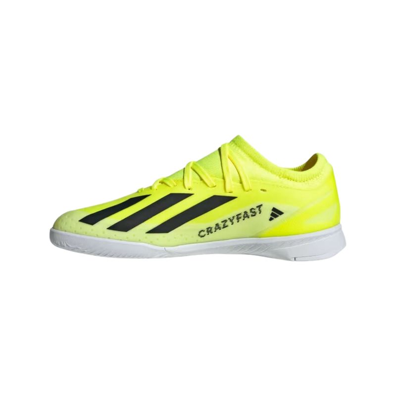 Chuteira-Futsal-Adidas-X-Crazyfast-League-In-J-Infantil---Amarela-Branca