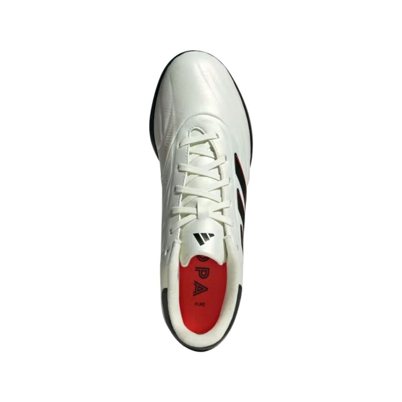Chuteira Society Adidas Copa Pure II League Masculina - Branca/Preta