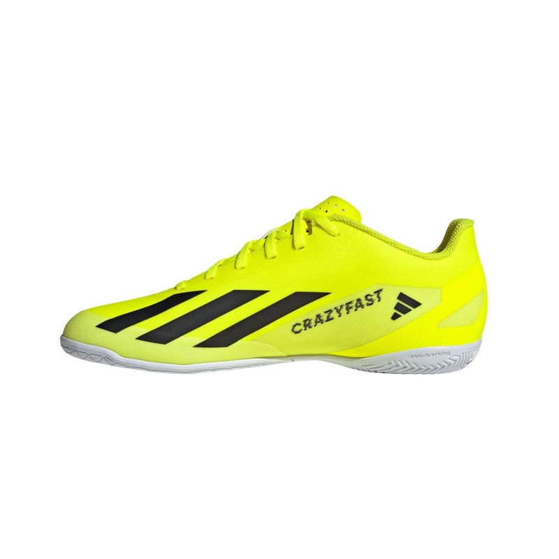 Chuteira Futsal Adidas X Crazyfast Club In 23 Club Masculina - Amarela/Branca