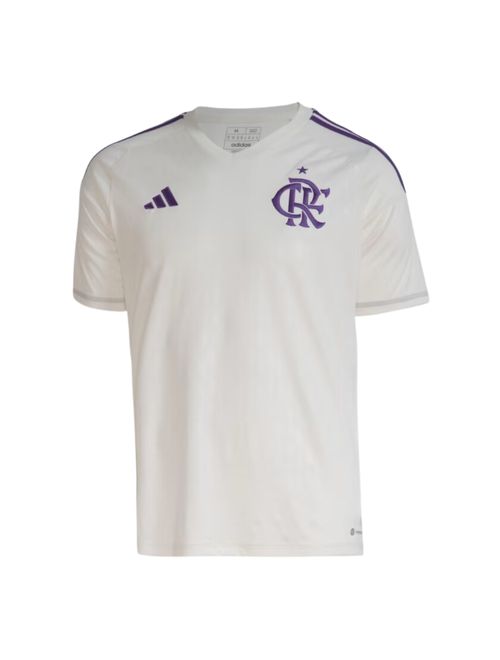 Camisa Flamengo I 23 Adidas Goleiro Masculina - Branca