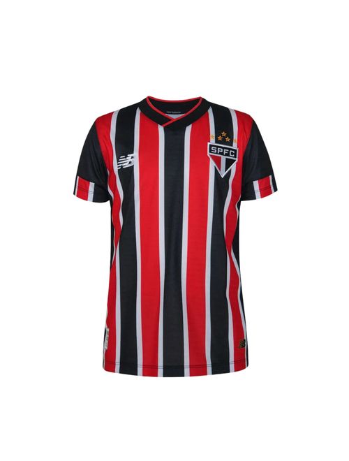 Camisa São Paulo New Balance II 2024 Infantil - Vermelha/Branca