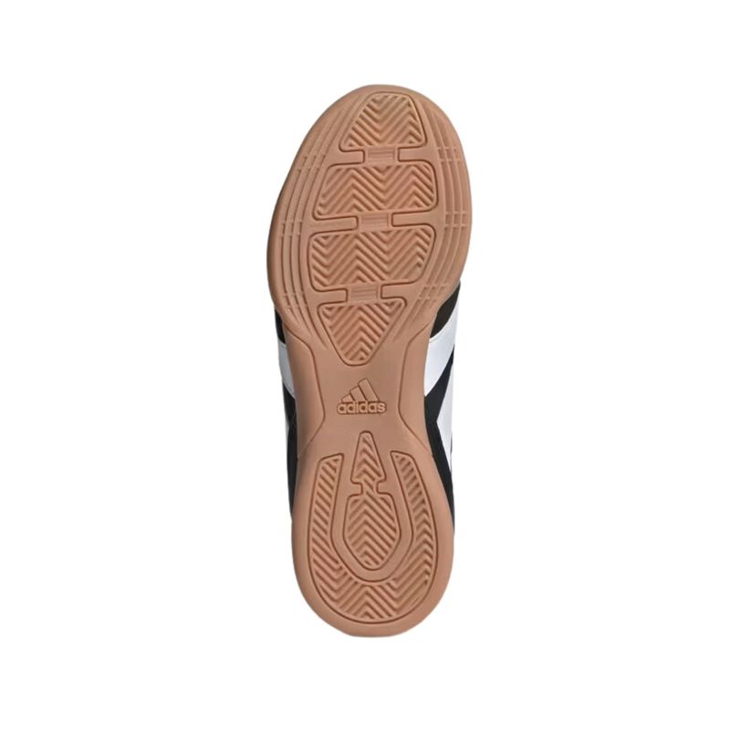 Chuteira-Futsal-Adidas-Predator-Club-4-Infantil---Preta-Vermelha