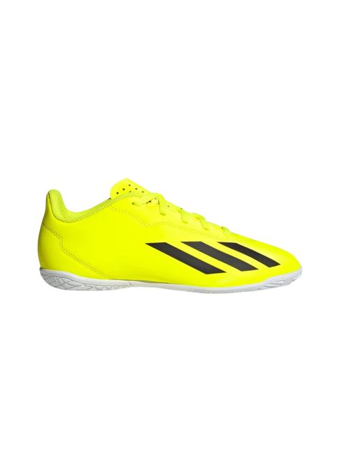 Chuteira Futsal Adidas X Crazyfast Club Infantil - Amarela/Branca